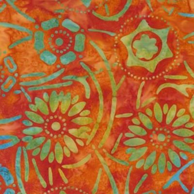 Bossa Nova Batiks by Moda - Tangerine (12)