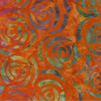 Bossa Nova Batiks by Moda - Tangerine (14)