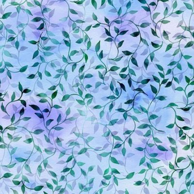 Paisley In Love by Hoffman - Digital Print - Hyacinth